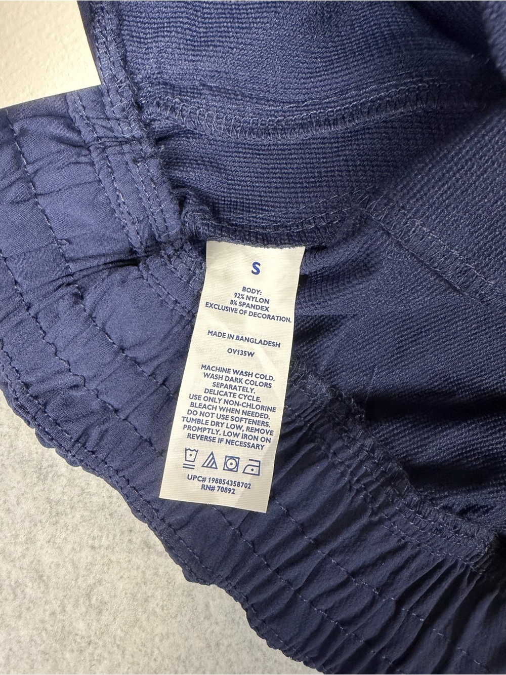 Outdoor Voices Navy Elastic Waist Athletic Shorts - Picture 8 of 10